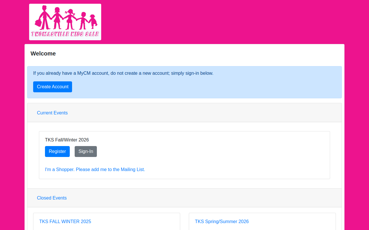 Thomasville Kids Sale website preview