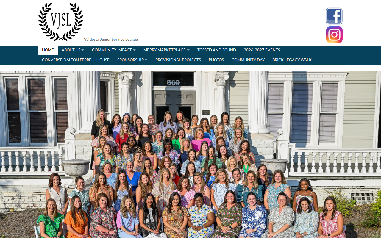 Tossed & Found Thrift Sale - VJSL website preview