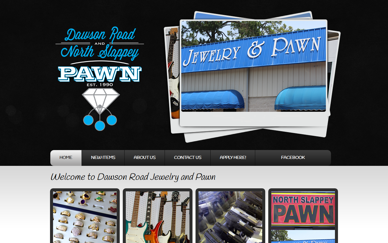 North Slappey Pawn Shop website preview