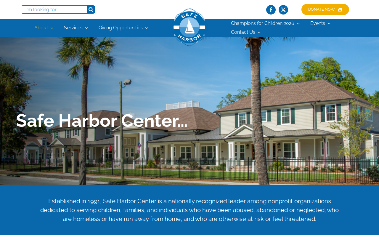 Safe Harbor Thrift Shop website preview