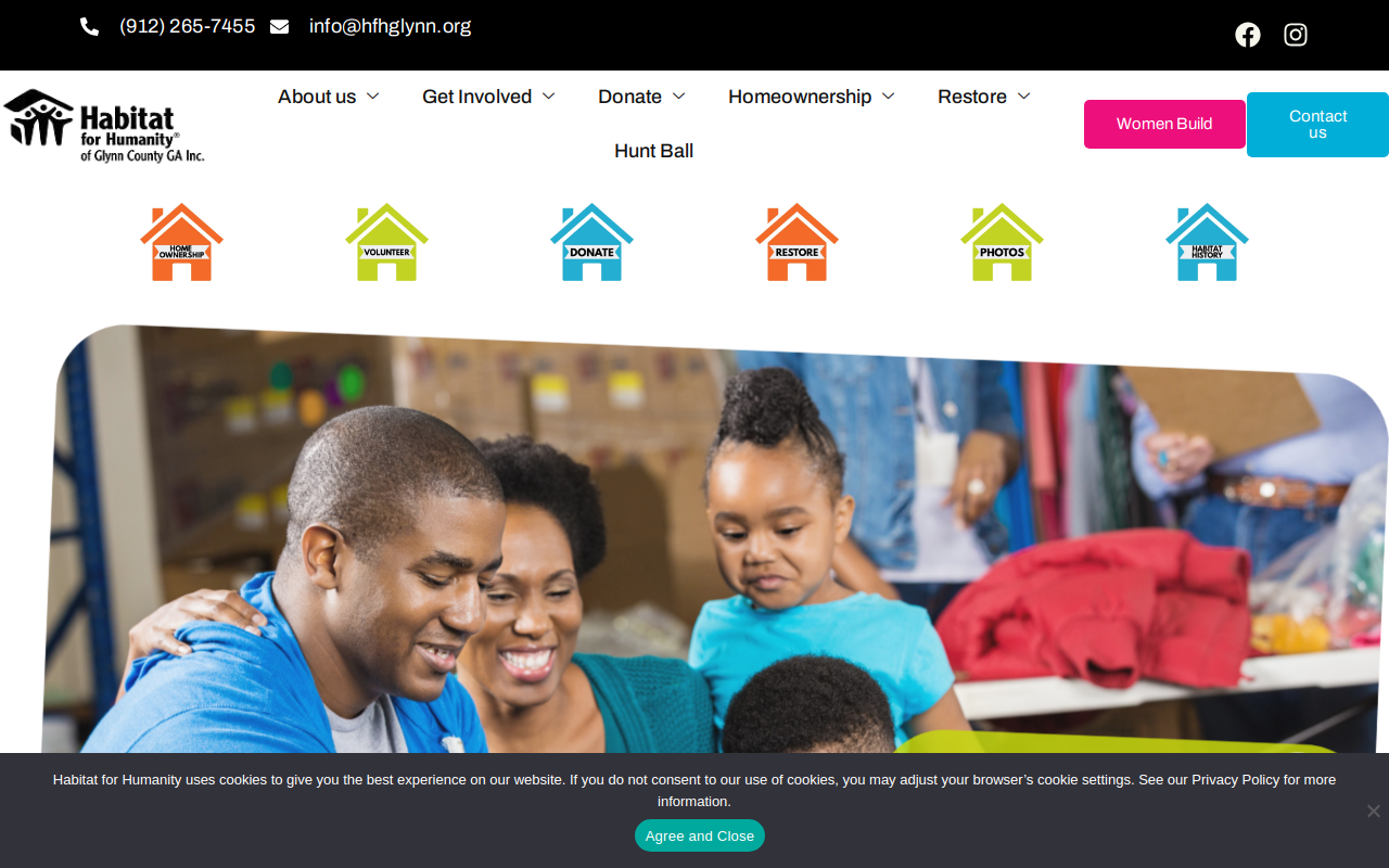 ReStore - Glynn County website preview