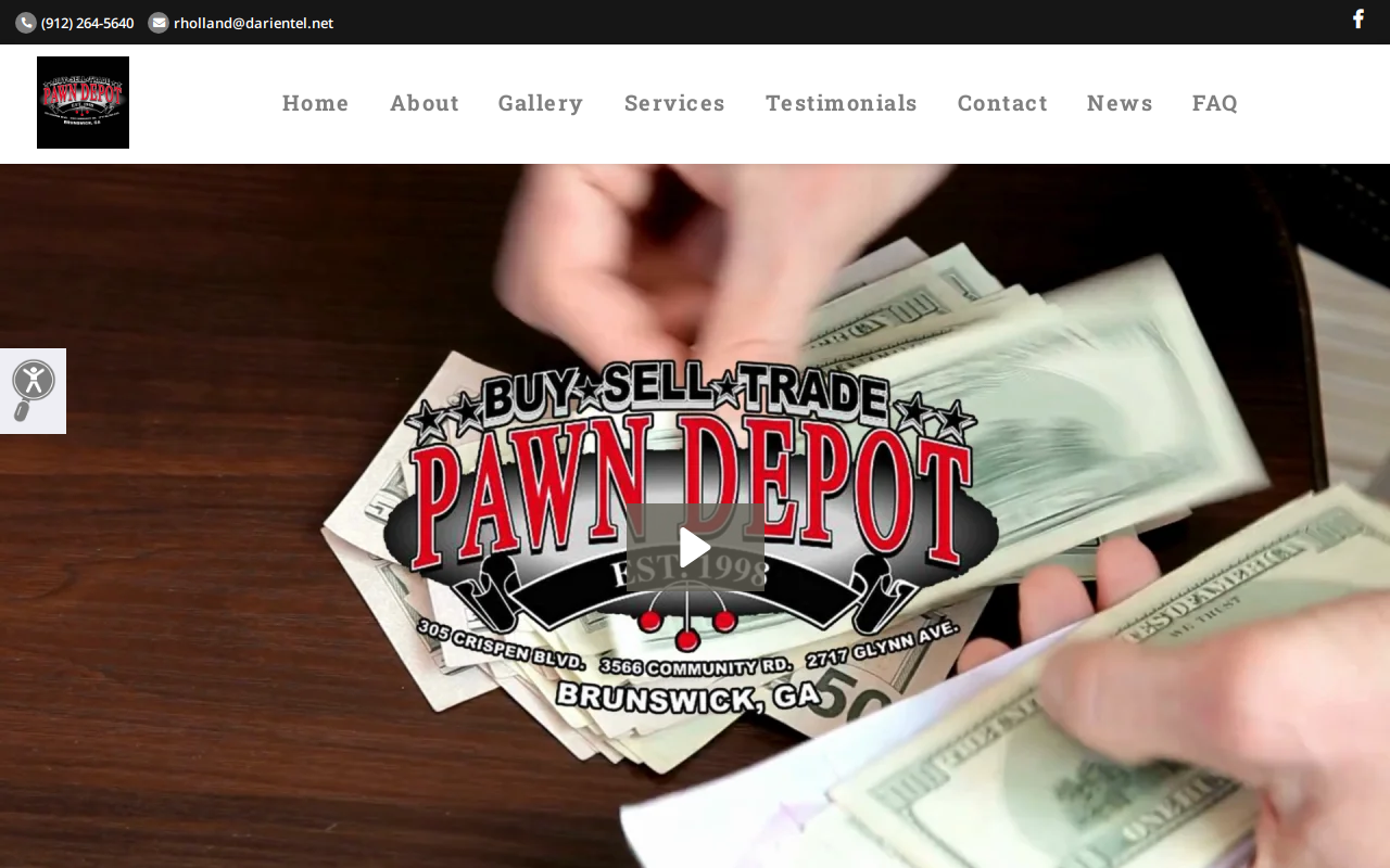 Mr Pawn Depot website preview