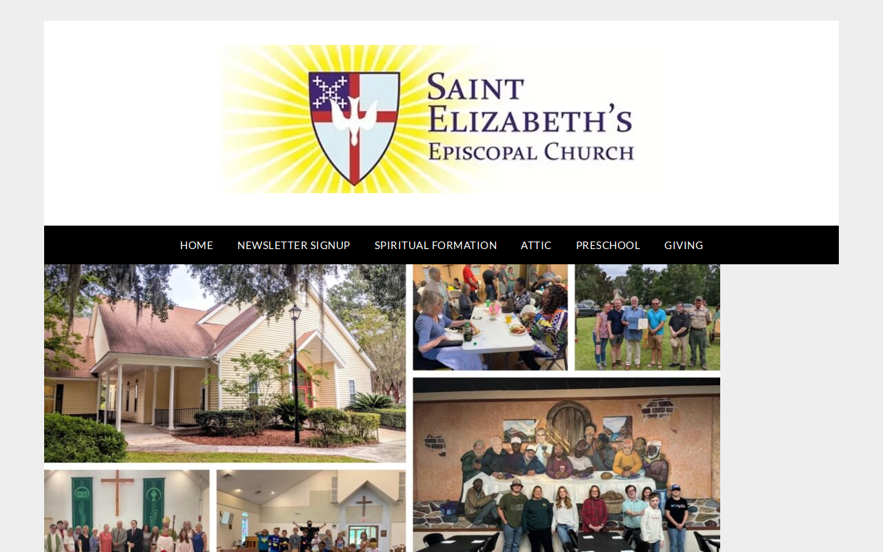 St Elizabeth’s “Attic” thrift store website preview