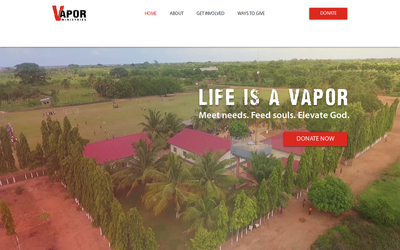 Vapor Thrift Store website preview