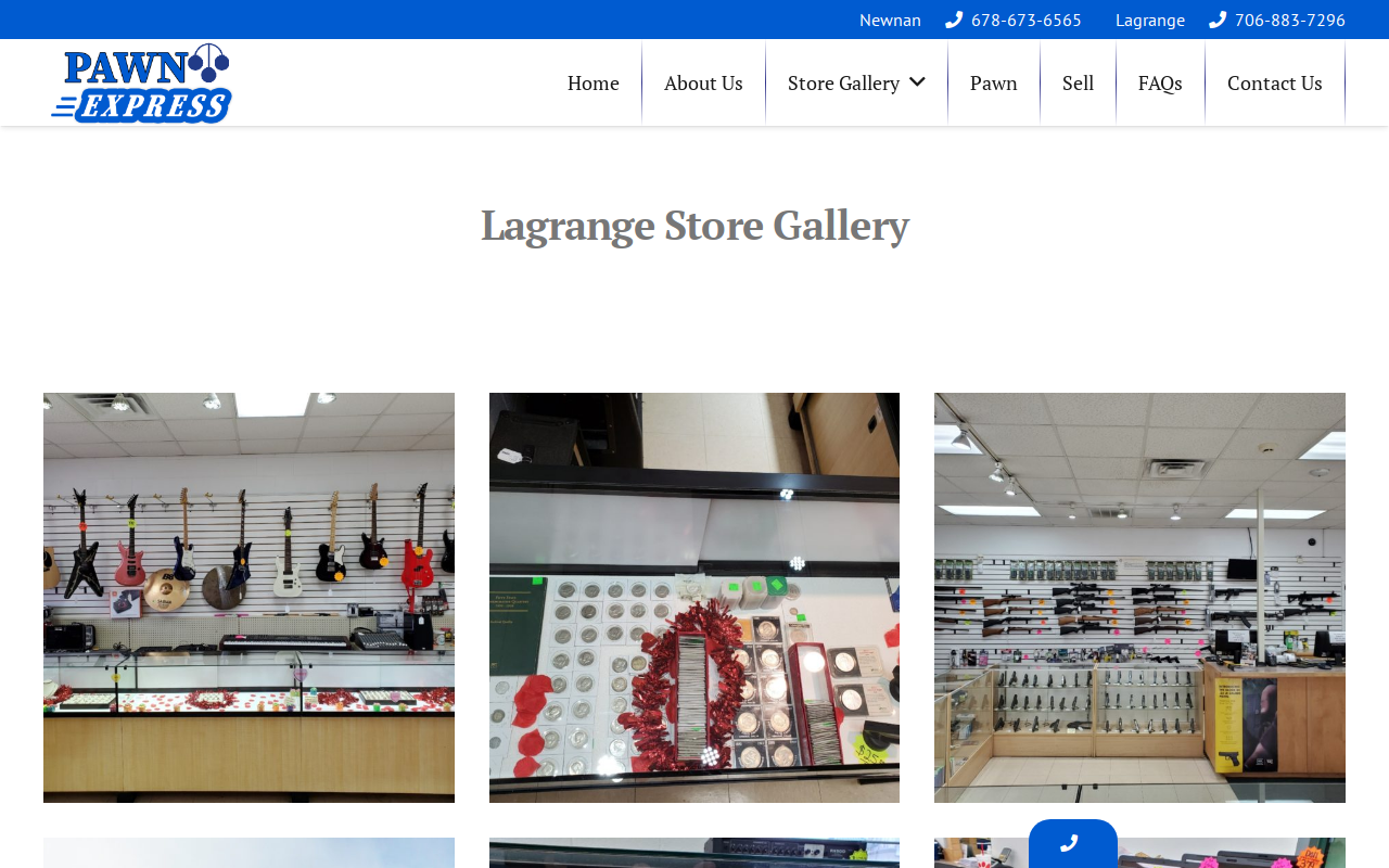 Pawn Express Lagrange GA website preview