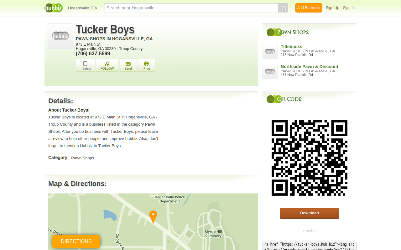 Tucker Boys website preview
