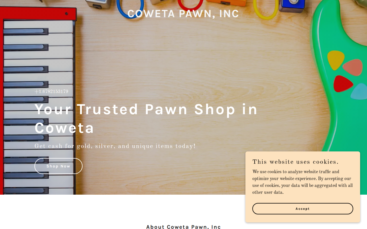 Coweta Pawn website preview