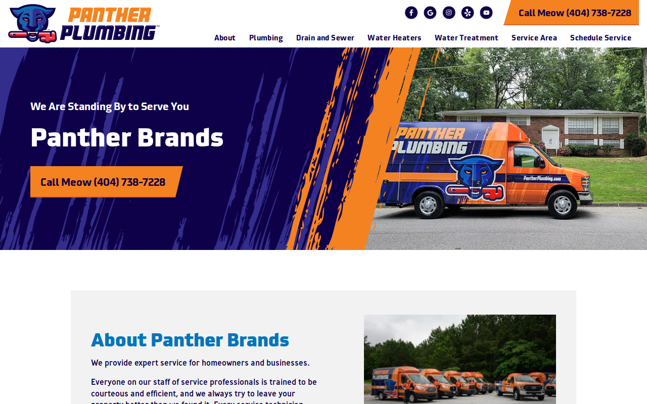 Panther Thrift and Consignment website preview