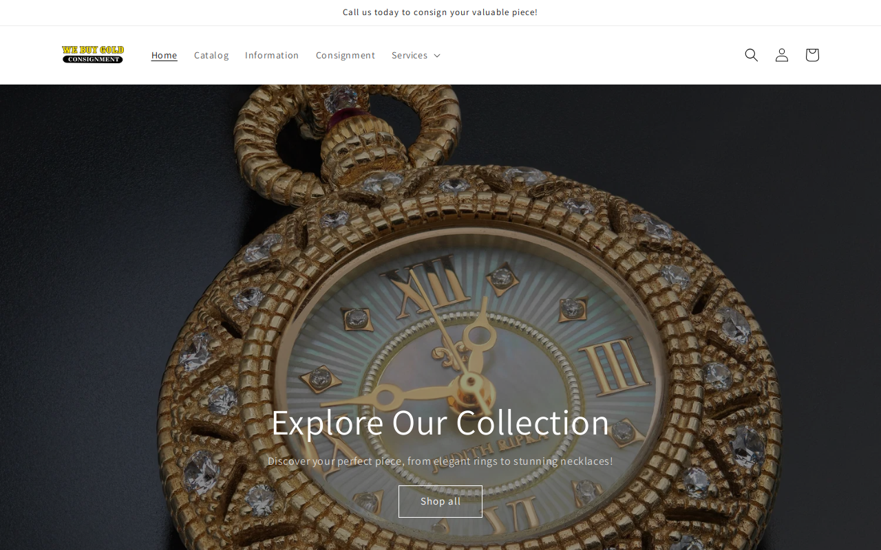 We Buy Gold & Pawn website preview