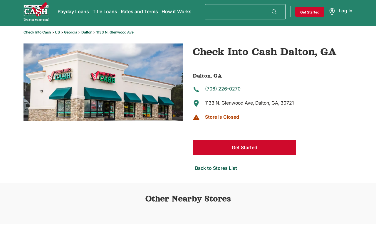 Check Into Cash website preview