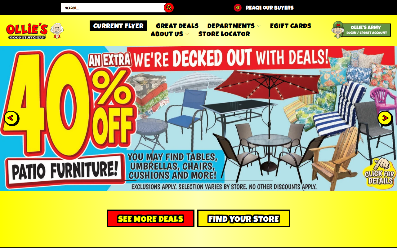 Bargain Hunt website preview