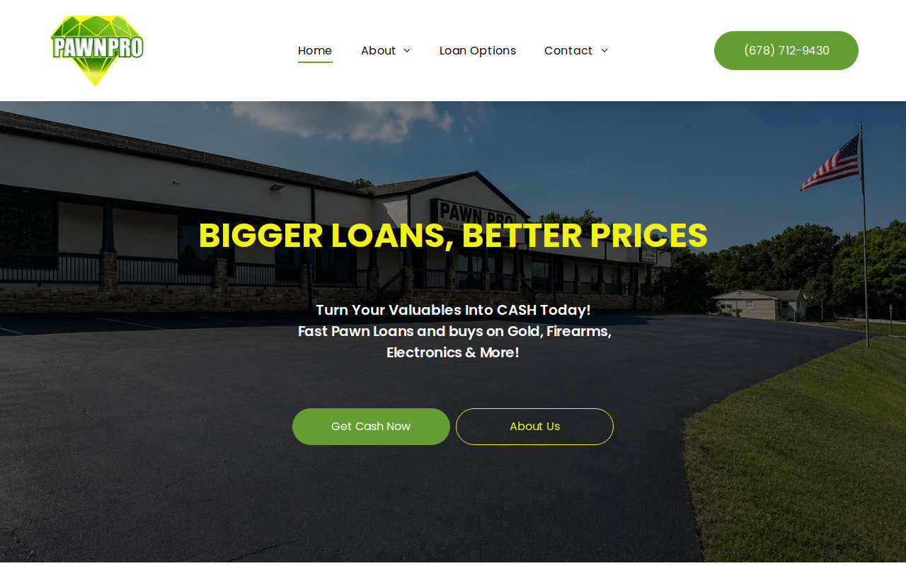 Pawn Pro Inc. website preview