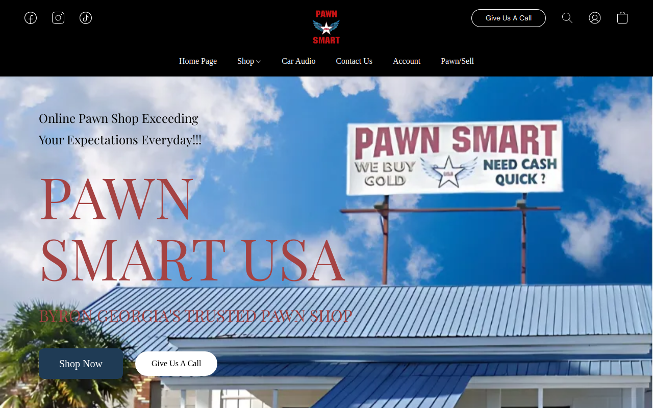 Pawn Smart USA website preview