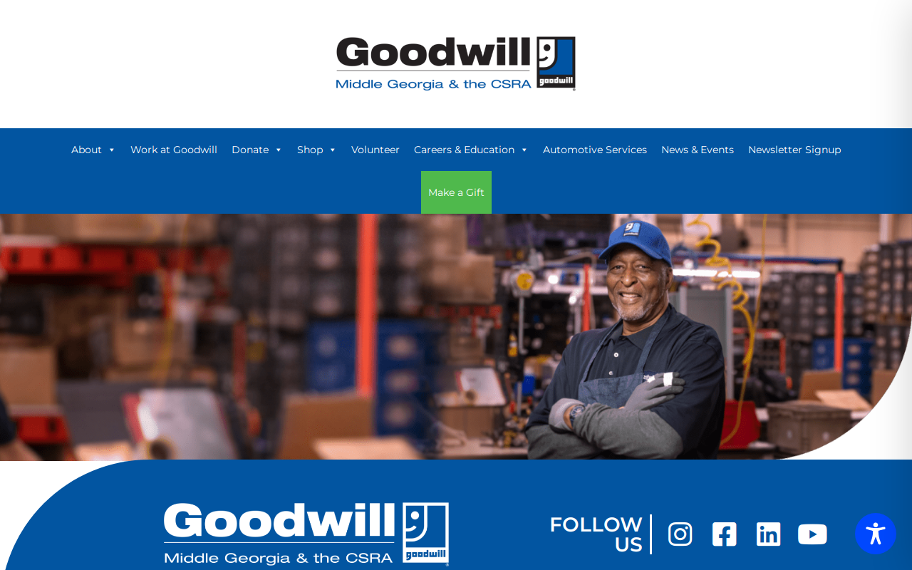 Last Chance Goodwill website preview