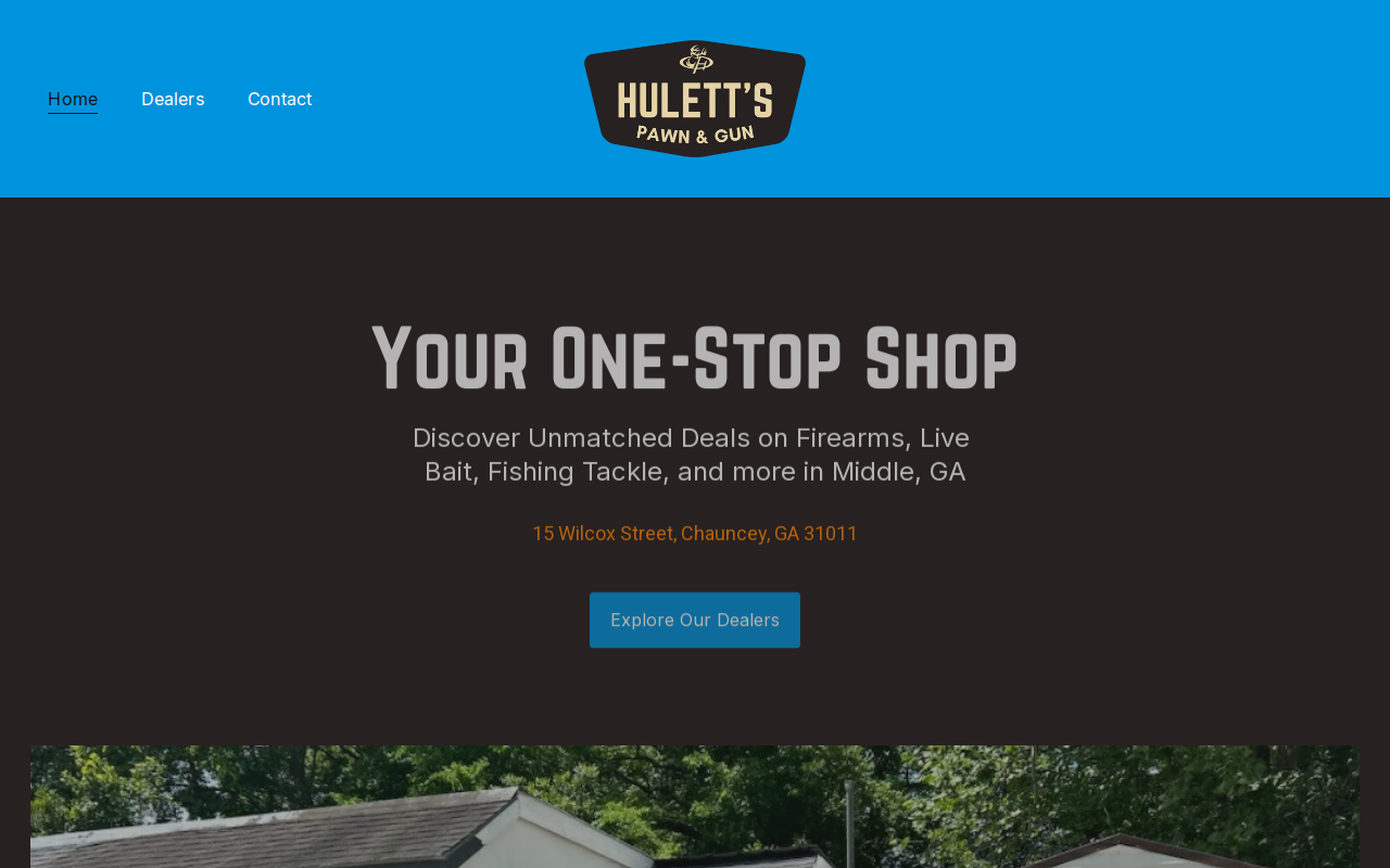 Hulett's Pawn & Gun website preview