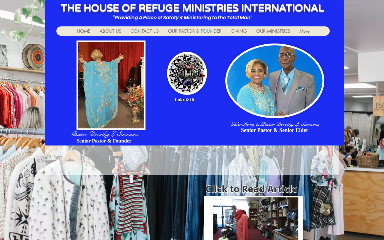 THOR Thrift & MORE website preview