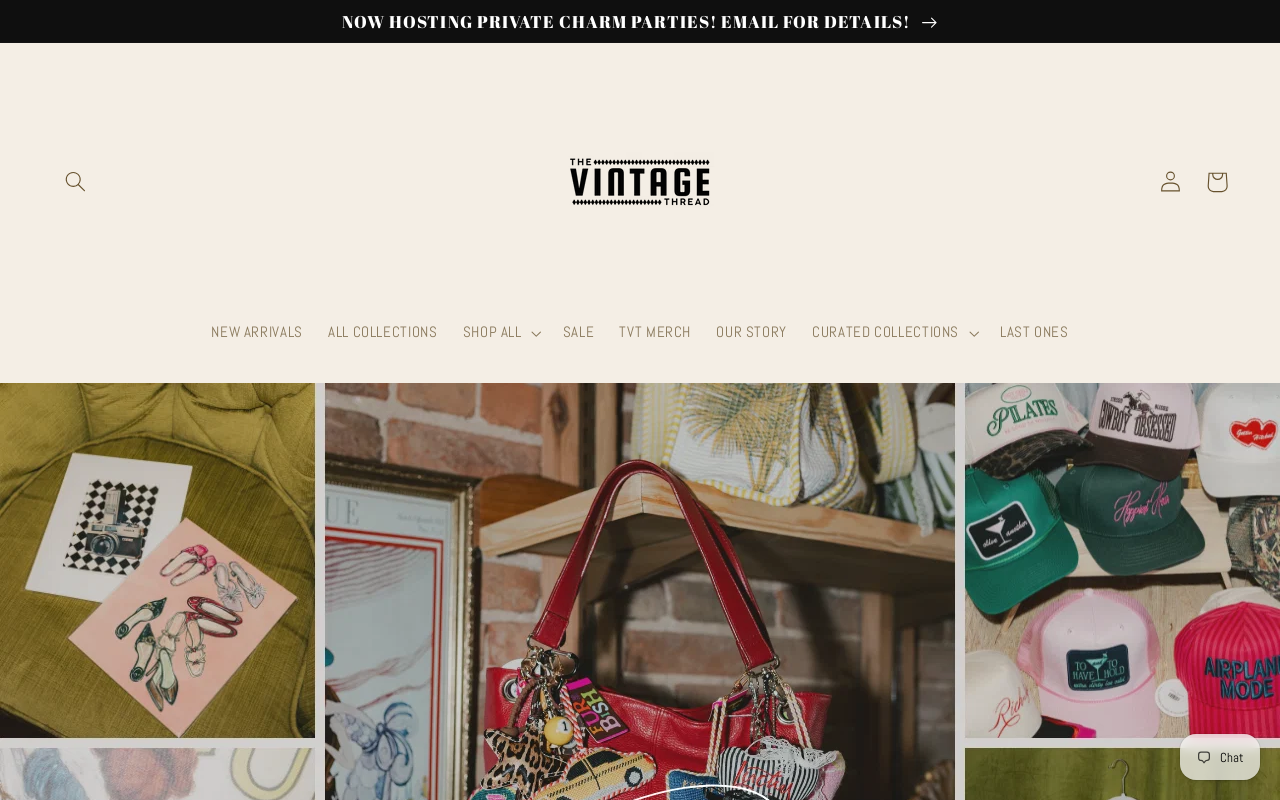 The Vintage Thread website preview