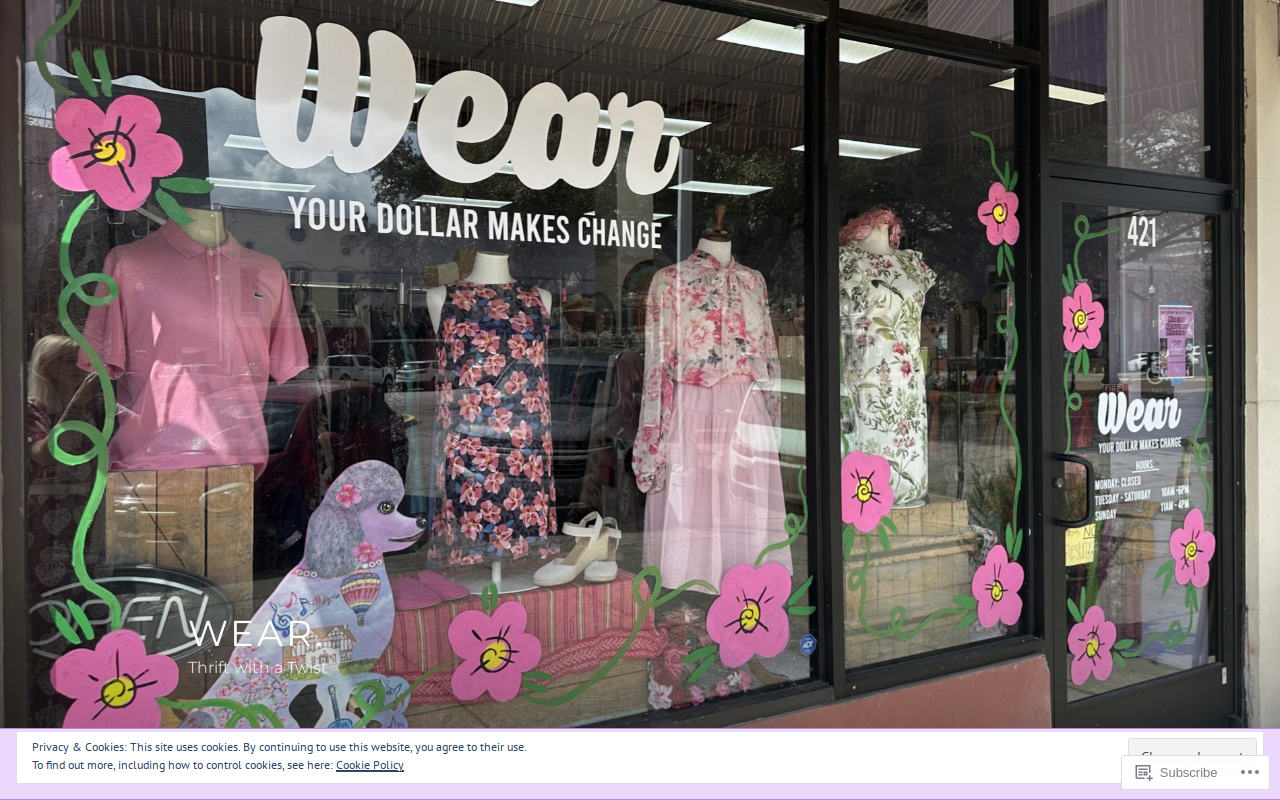 Wear website preview