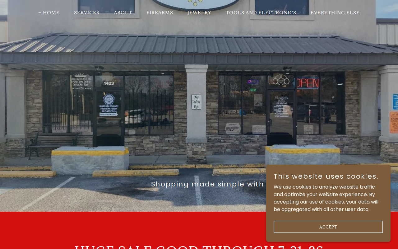 Classic Jewelry and Loan website preview