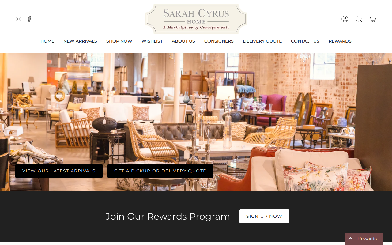 Sarah Cyrus Home website preview