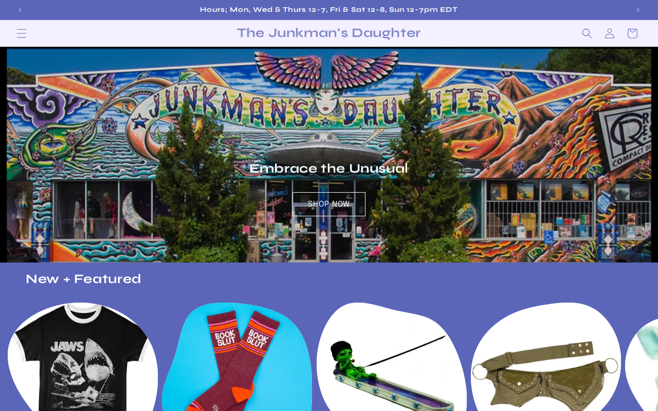 Junkman's Daughter website preview