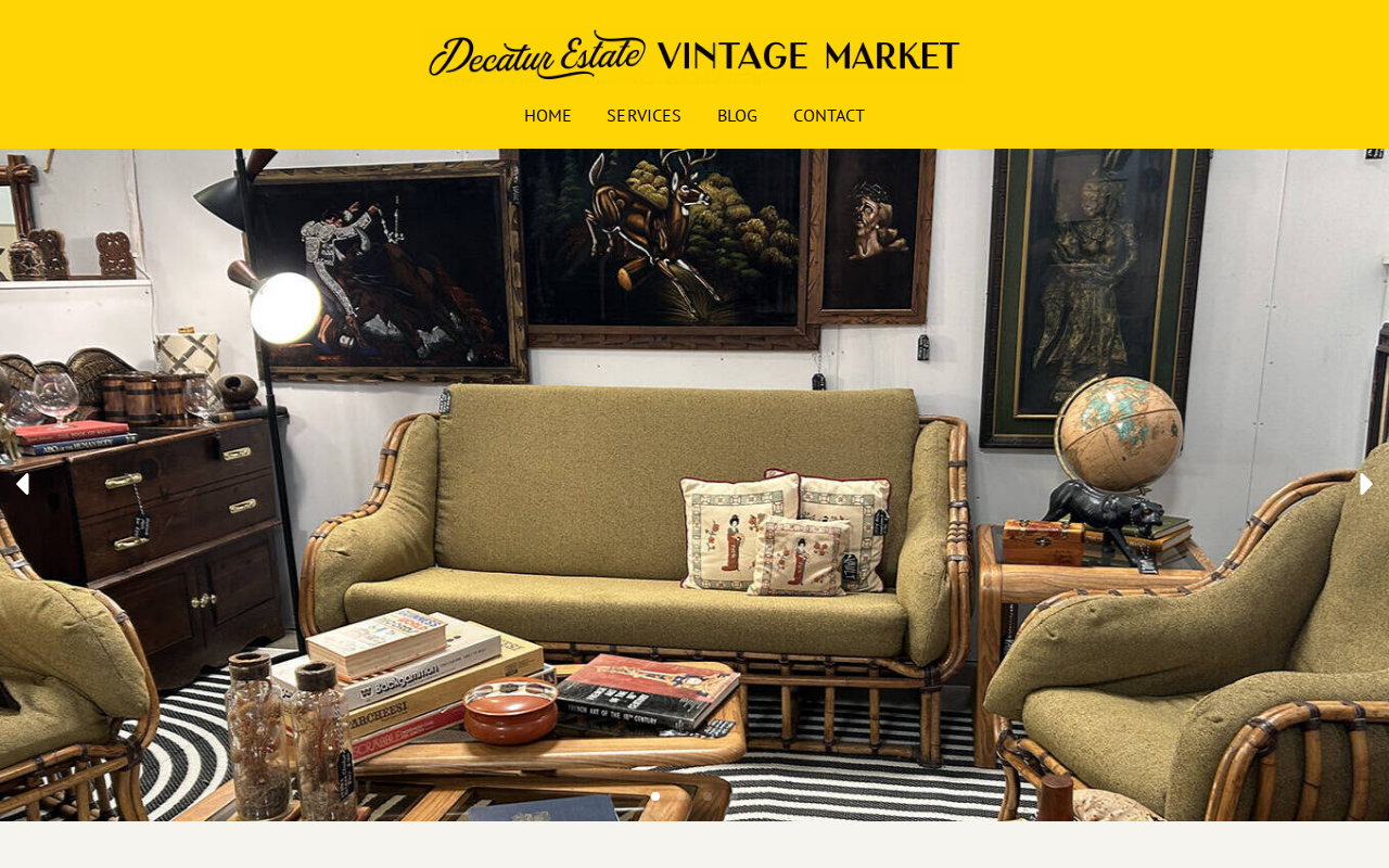 Decatur Estate & Wayback Antiques website preview