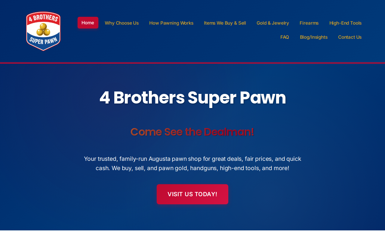 4 Brothers Super Pawn website preview