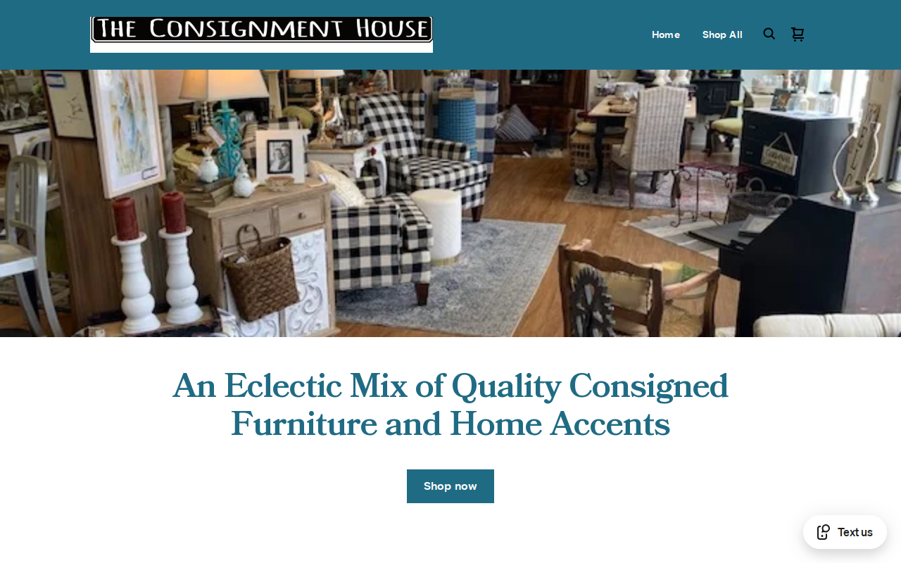 The Consignment House website preview