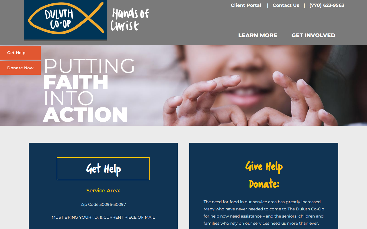 HOC - Duluth Community Thrift Store website preview