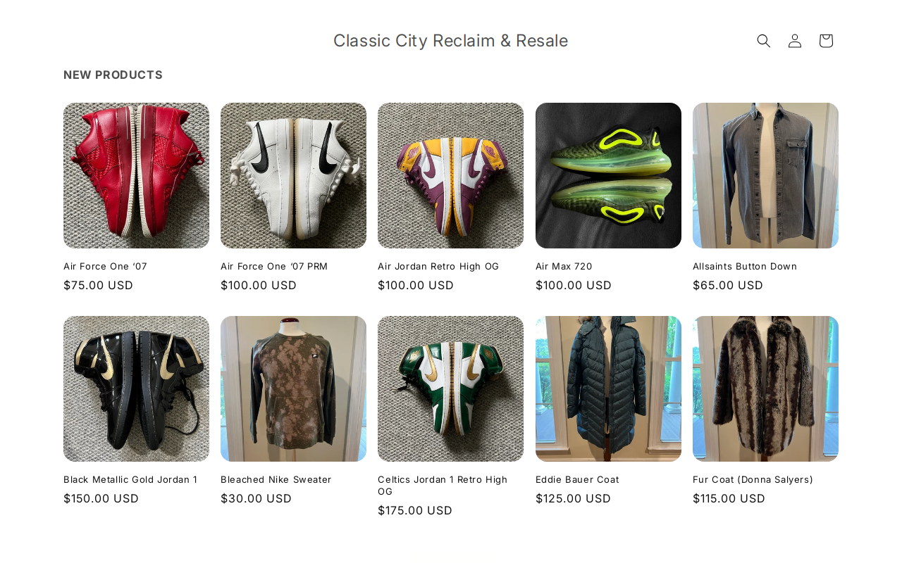 Classic City Reclaim & Resale website preview