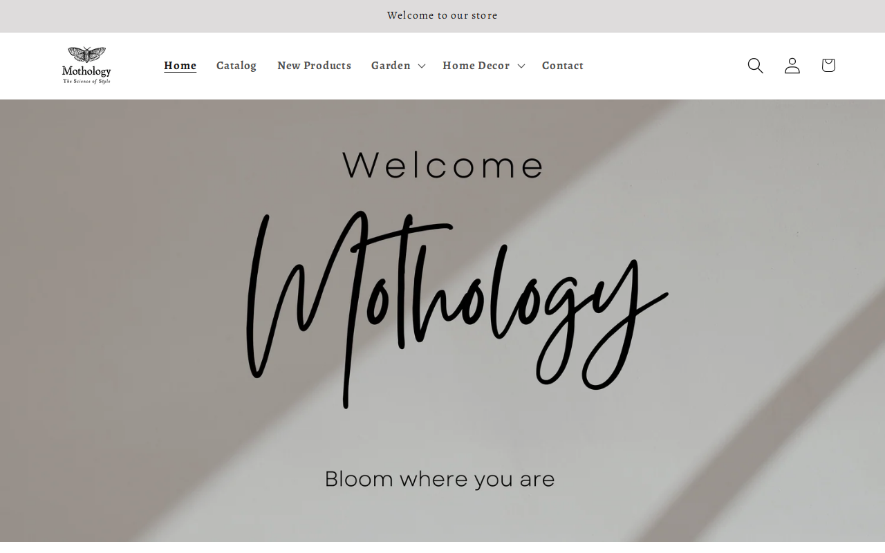 Mothology website preview