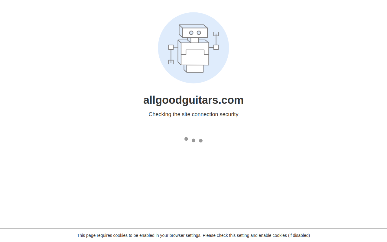 All Good Vintage Guitars website preview