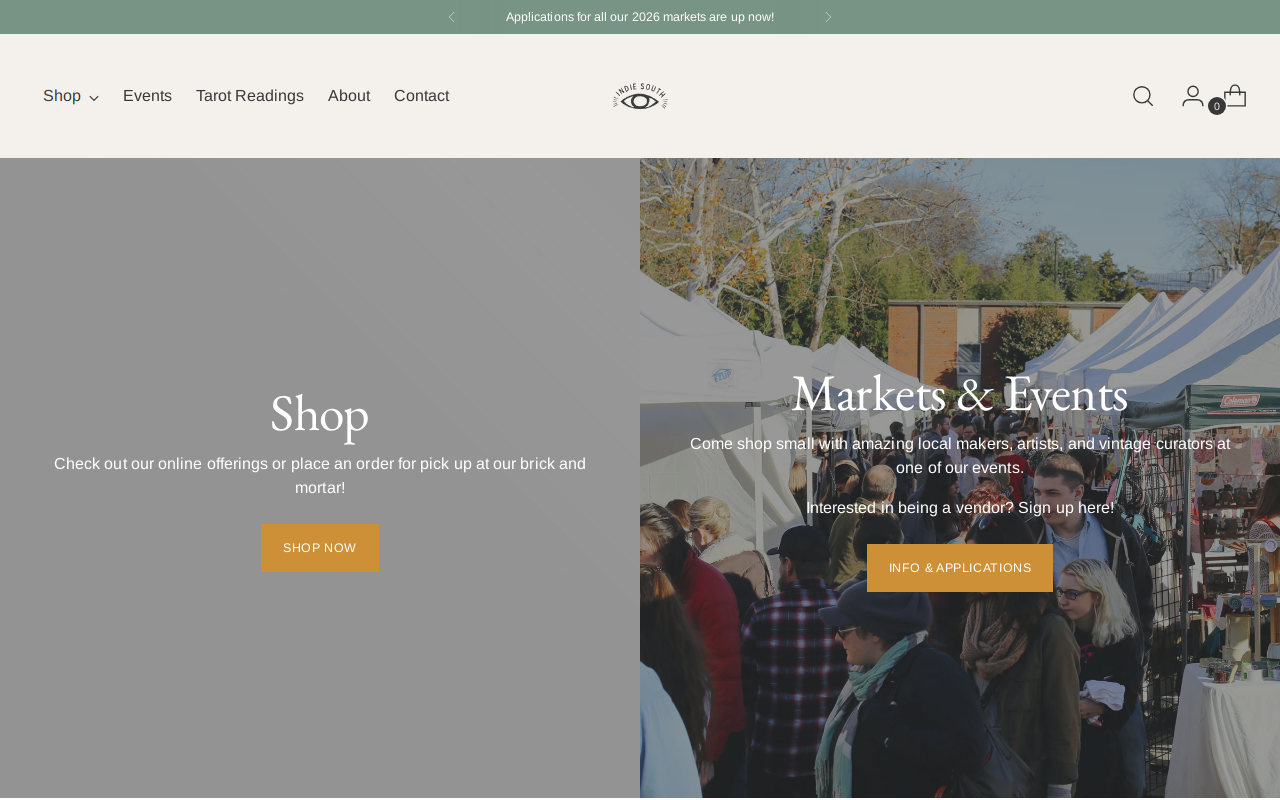 Indie South website preview