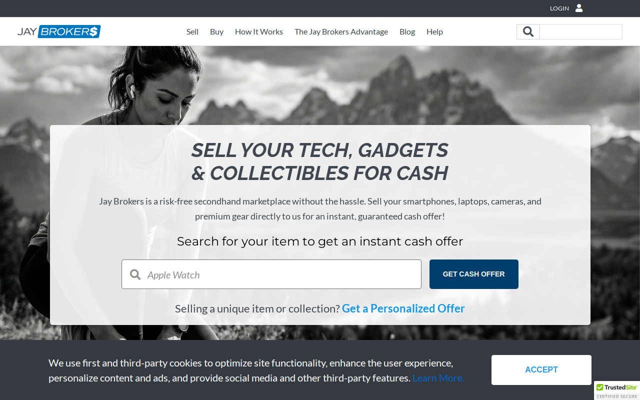 Jay Brokers website preview