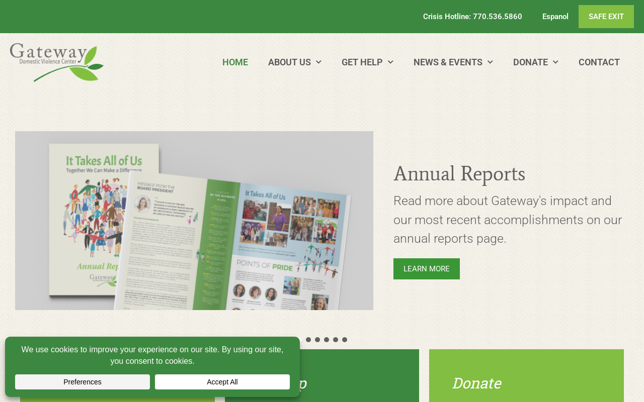 Gateway House Thrift Store website preview