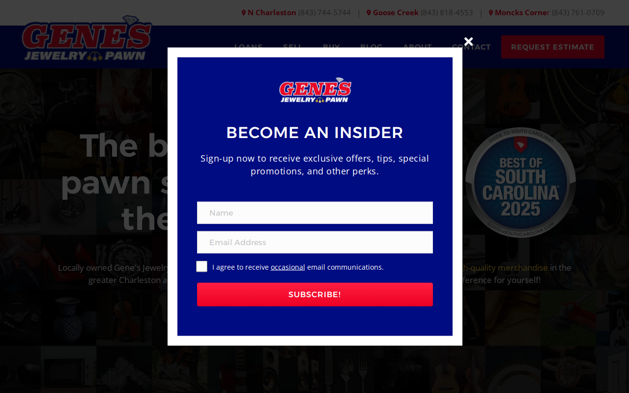 Gene's Pawn Shop website preview