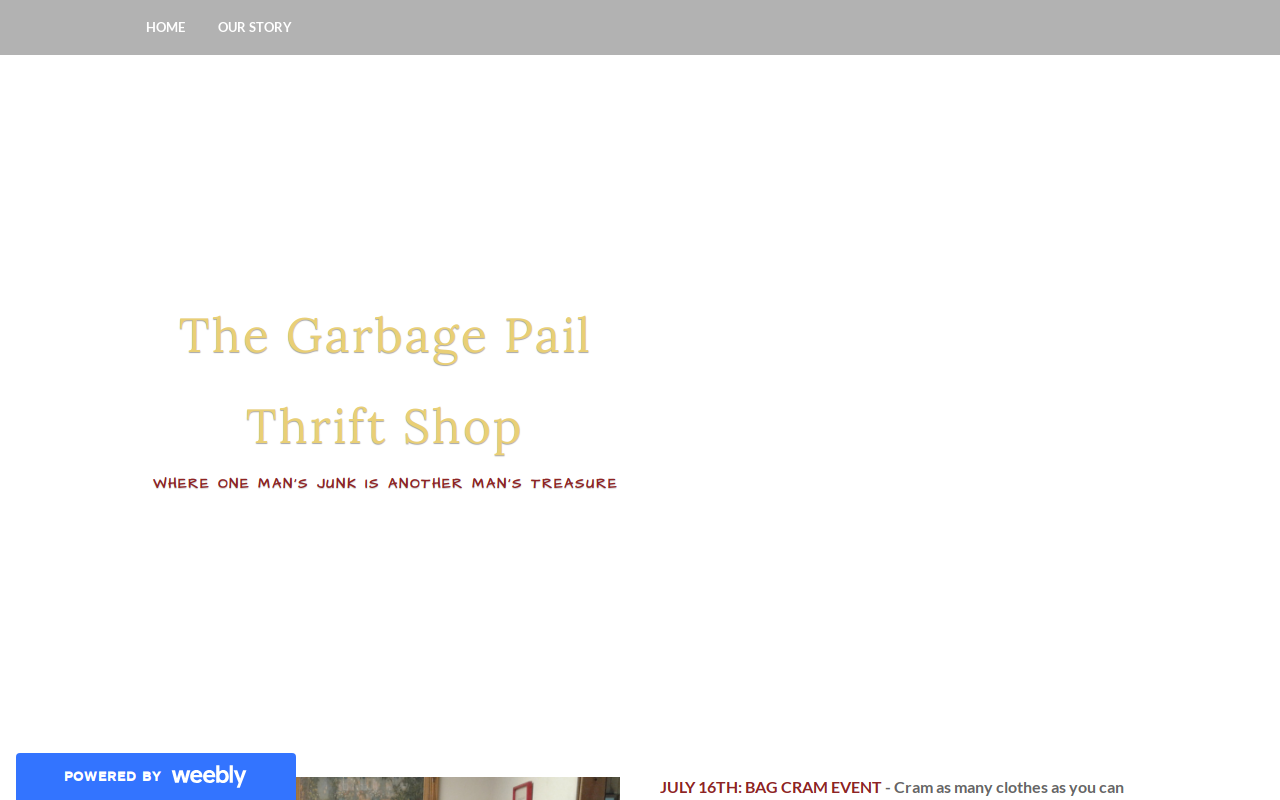 The Garbage Pail website preview