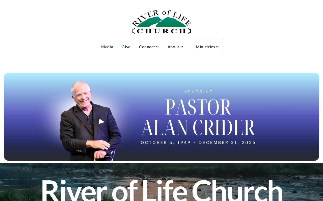 River of Life Thrift Shoppe website preview
