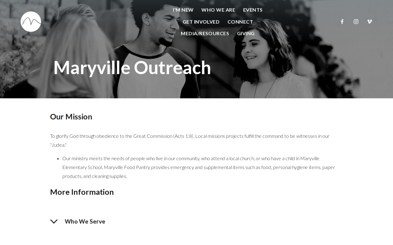 Maryville Outreach Center website preview