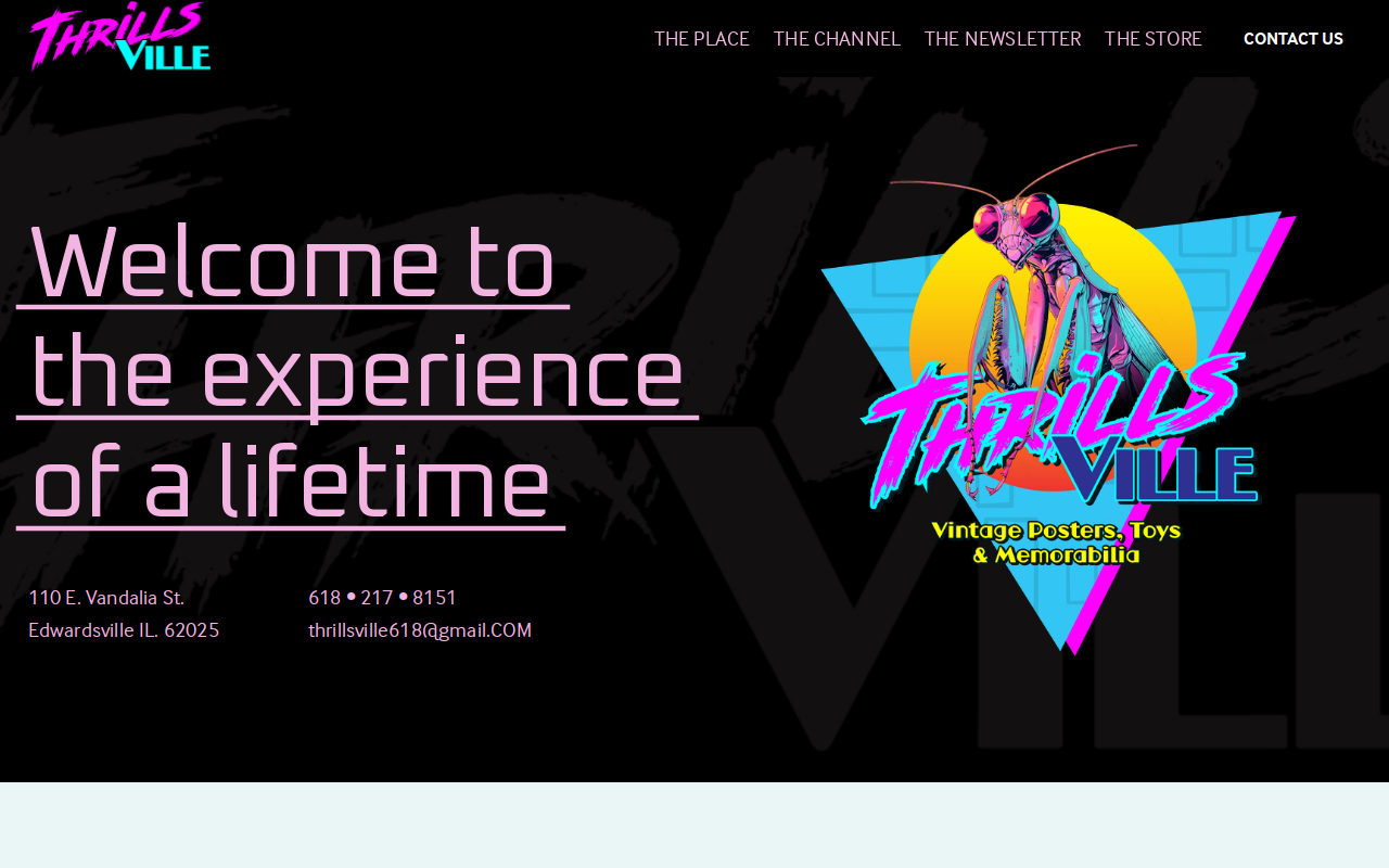 ThrillsVille website preview