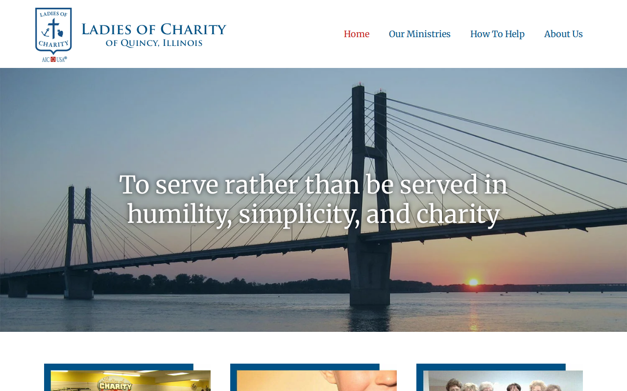 Ladies of Charity Thrift Store website preview