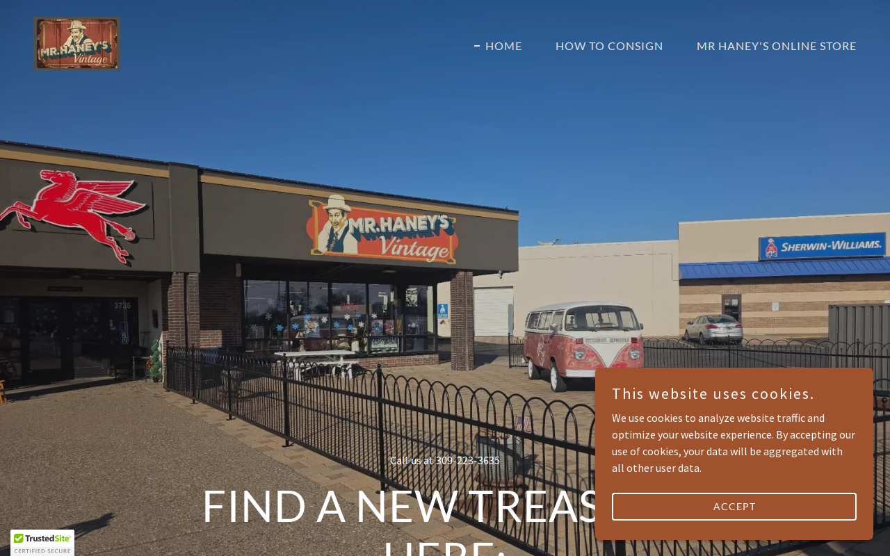 Mr Haney's Vintage website preview