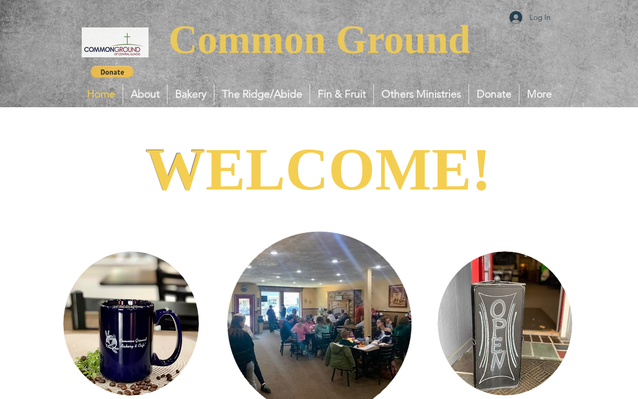 Common Ground Thrift Store website preview