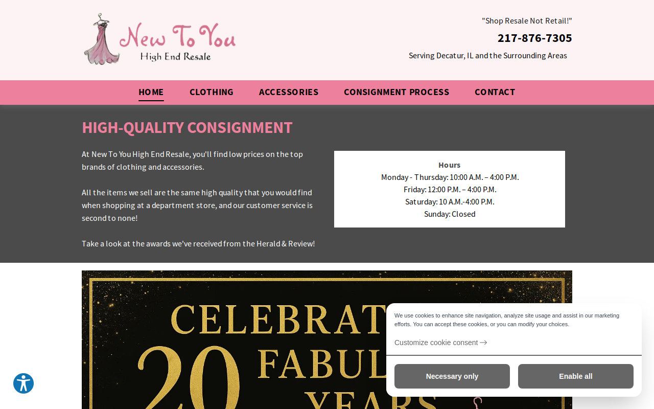 New To You website preview