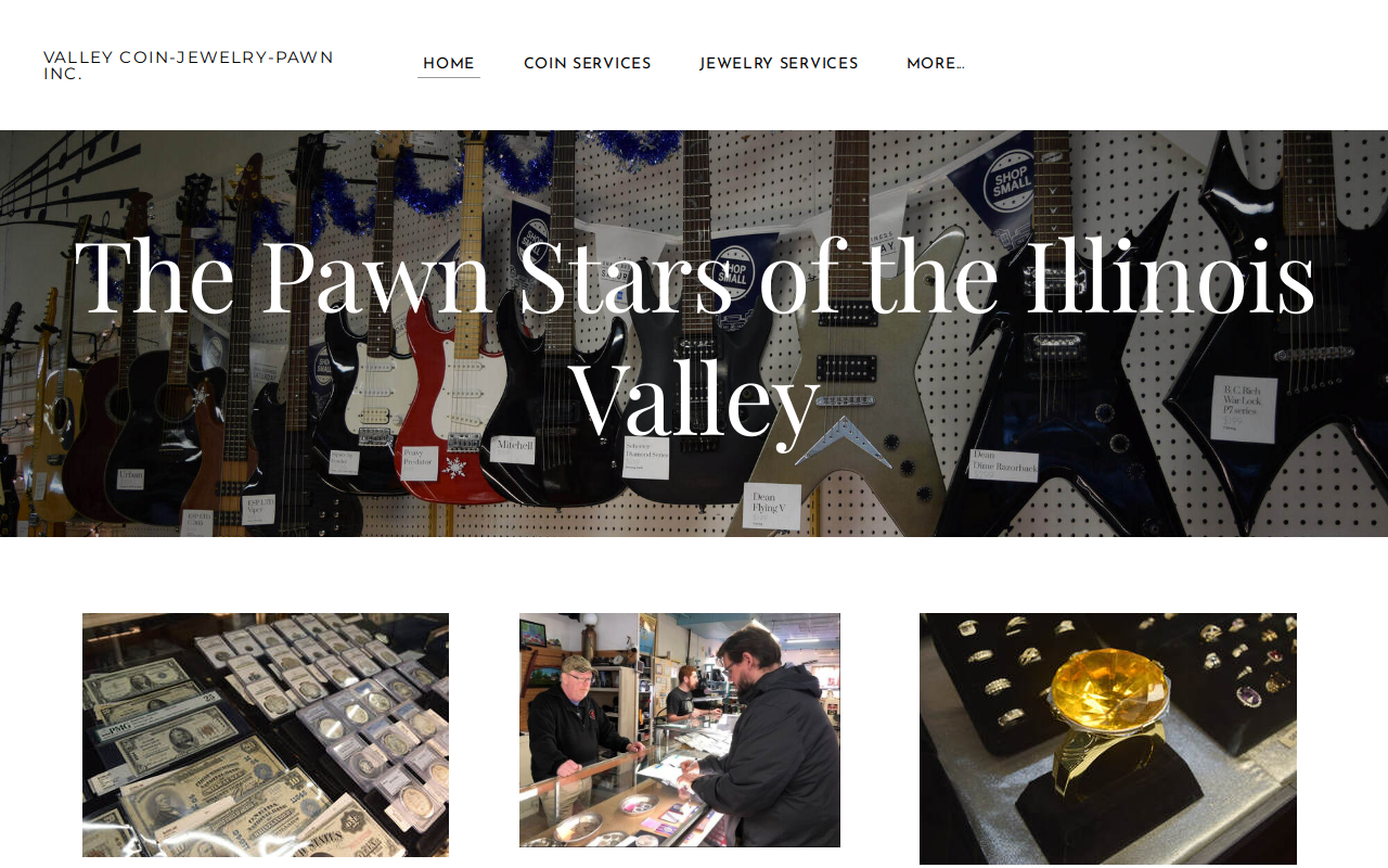 Valley Coin Jewelry Pawn website preview