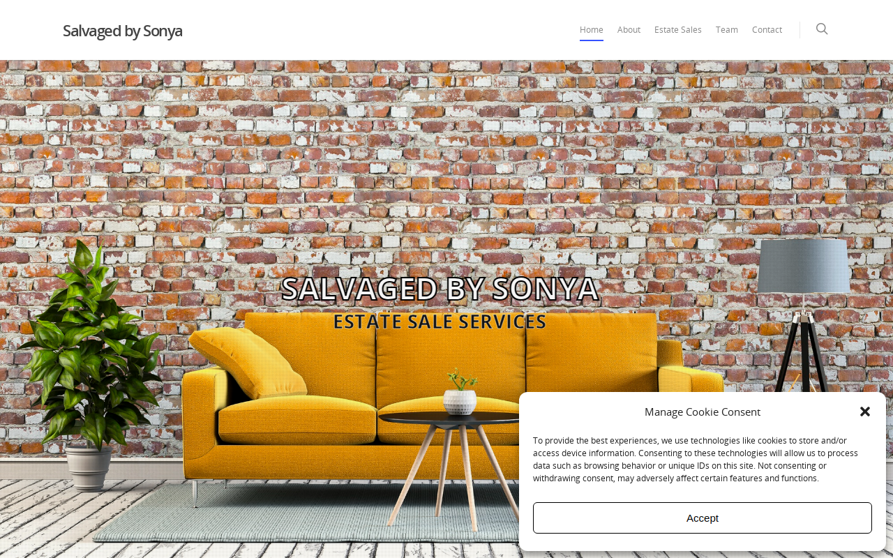 Salvaged by Sonya website preview