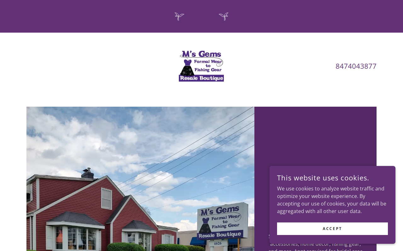 M's Gems Resale Boutique website preview