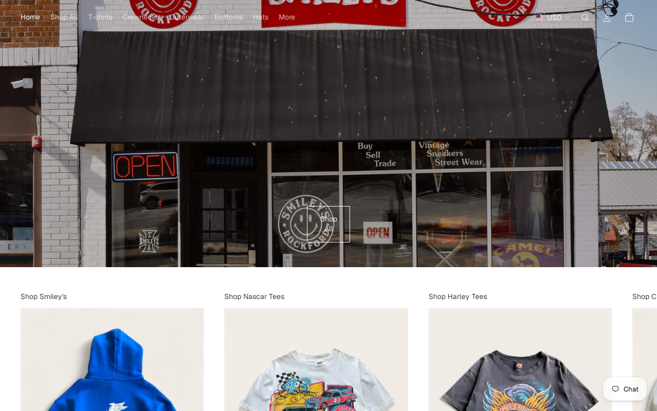 Smiley's Vintage website preview