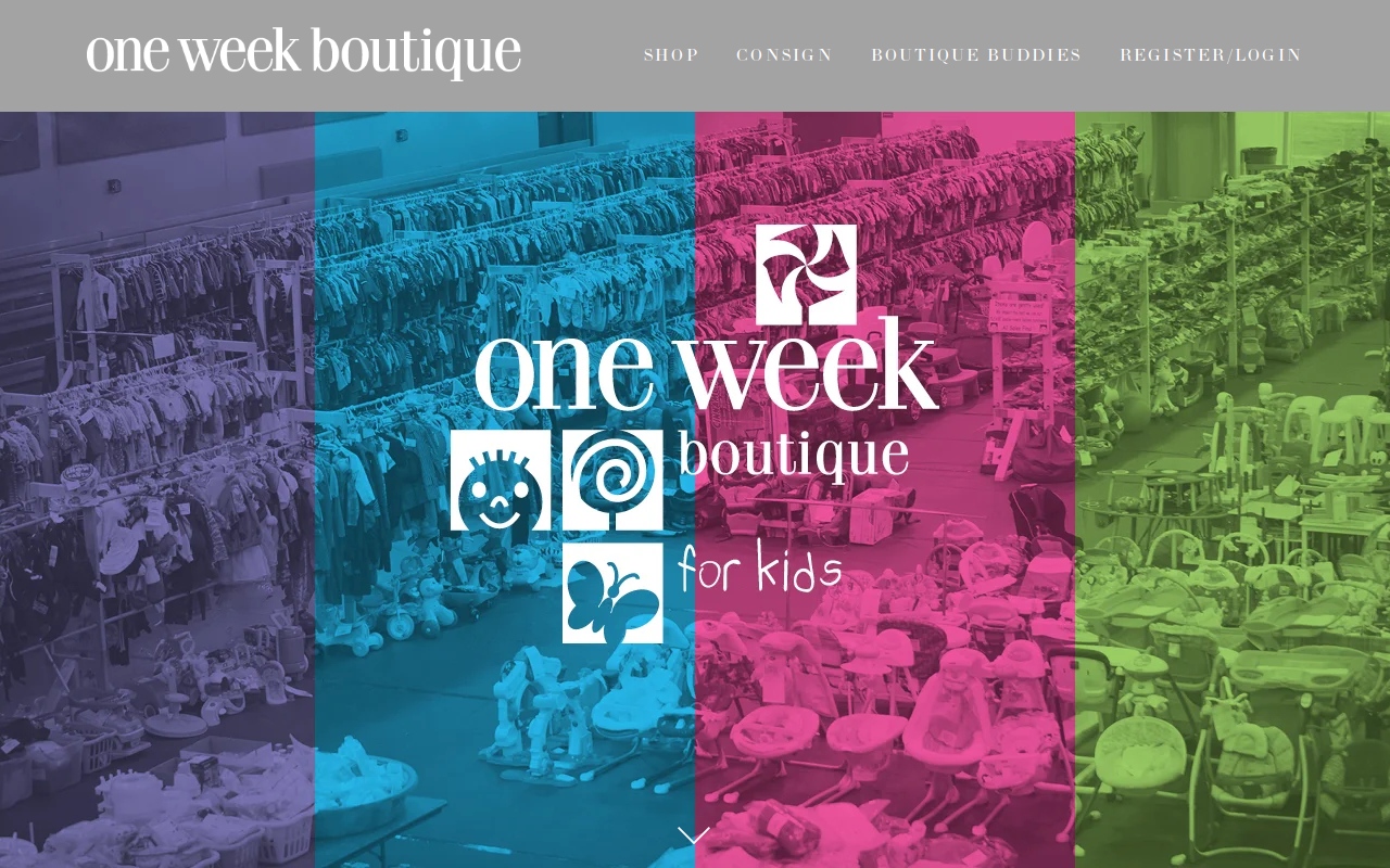 One Week Boutique Baby/Children's Consignment Sale (Illinois) website preview