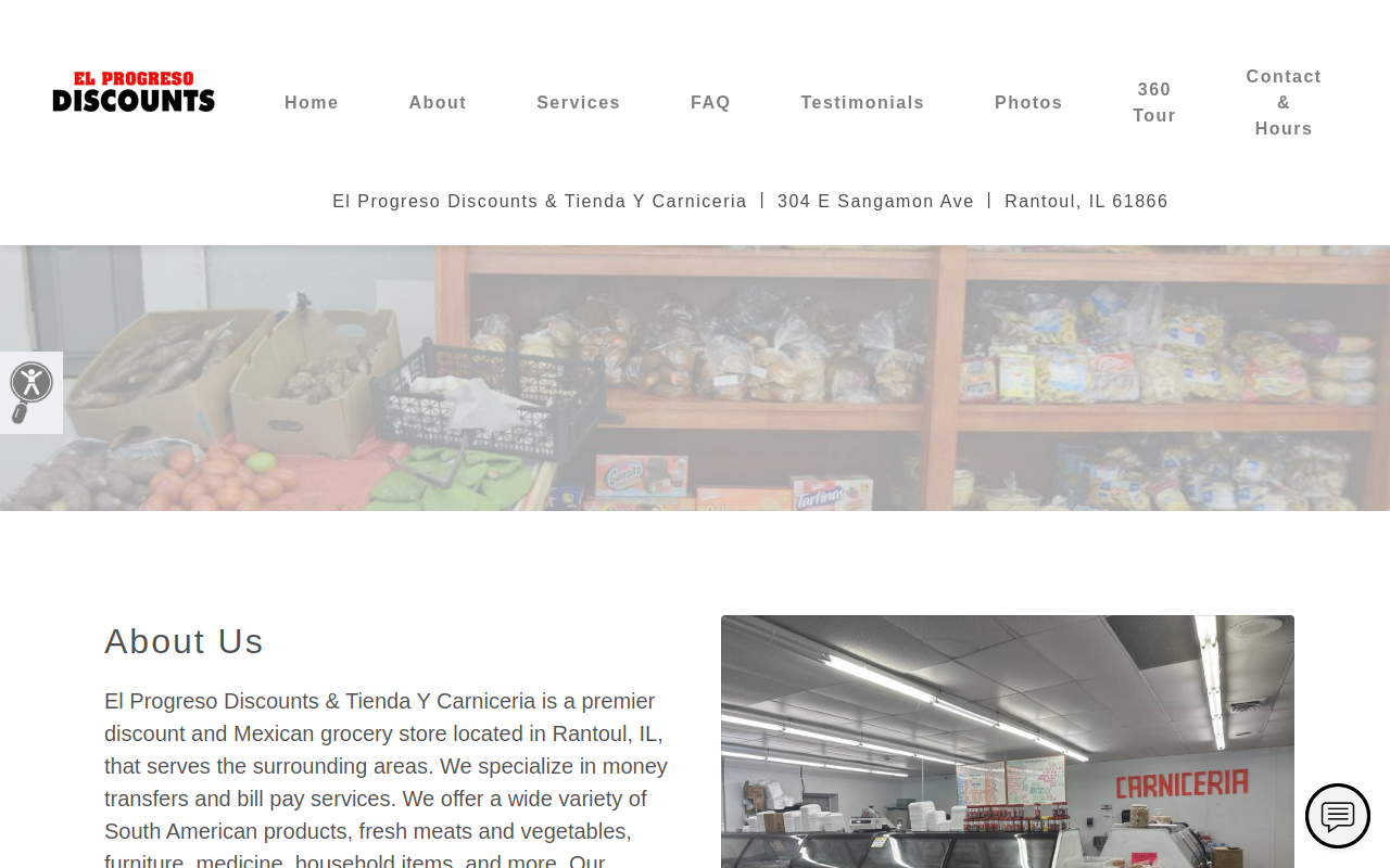 El Progreso Discounts & Tienda Y Carniceria website preview